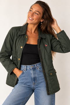 Waxed Cotton Country Jacket - Size: S/M