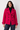 Vibrant Fuchsia Wool Blend Peacoat - Size: M/L