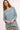 Lightweight Knit Sweater in Muted Teal- Size: S