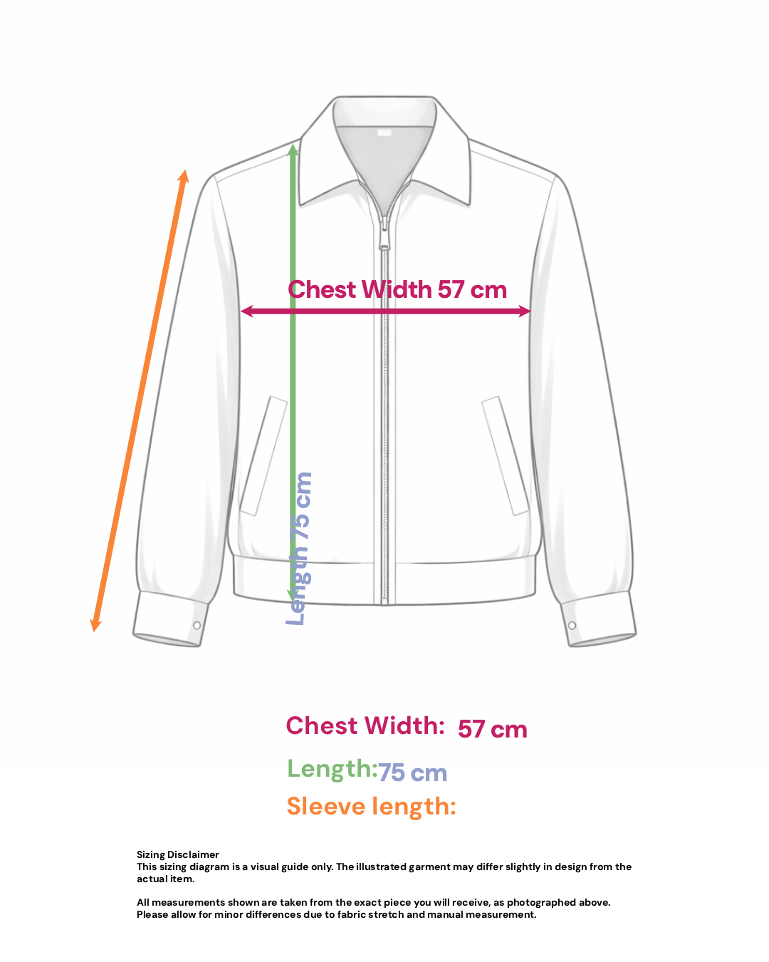 Textured Utility Tweed Jacket - Size: XXL — measurements