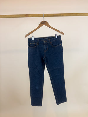 Navy Straight Jeans - Size: S