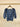 Dark Blue Plaid Blouse- Size: S