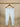 White Straight  Jeans - Size: L