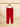 Pleated Red Pants With Pockets - Size: M