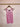 Slim Print Top in Pink- Size: S