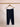 Plisse Pants in Black - Size: M