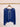 Navy Embroidery Blouse - Size: S