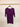 Divine Purple Waist Stretch Dress - Size: M