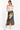 Patterned Chiffon Skirt with Flared Hem- Size: M/L