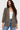 Classic Cardigan with Gathered Sleeves - Size:M/L