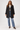 Double Breasted Wool Blend Peacoat - Size: M/L