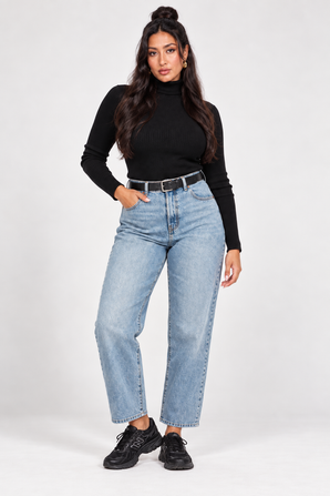 ♦︎ Light Wash Denim Jeans - Size: L/XLL