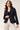 Tailored Fit Blazer with Polka Dot Detail- Size: M(Fits: S)