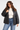 Quilted Puffer Jacket in Black- Size: XL