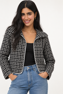 Classic Patterned Jacket - Size: XS/S