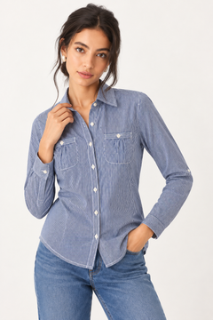 Cotton Shirt with Front Pockets - Size: S
