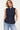 Navy Quilted Full Zip Vest- Size: M