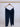 Belted Wide Leg Trousers in Classic Black- Size: XL