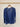 Navy Cardigan with Relaxed Draped Silhouette - Size: L