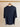 Black Crewneck Blouse with Side Slit - Size: XS