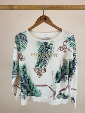 100% Cotton Fabric Sweater-Size: S