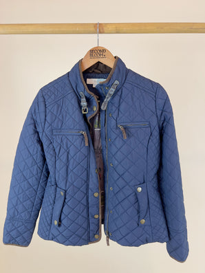 Boden Quilted Jacket with a Fitted Cut-Size: S/M