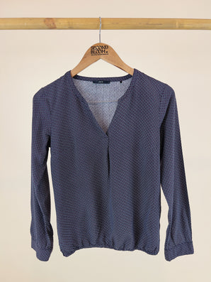 Viscose Blouse in Relaxed Fit-Size: S