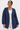 Scalloped Trim Cotton Cardigan - Size:XXL