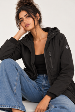 Fleece-Lined Hooded Parka - Size: L
