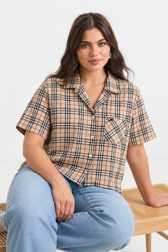 Burberry Nova Check Iconic Shirt - Size: XL/XXL