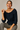 Off the Shoulder Black Blouse with Lace Detail - Size: S