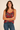 Red Floral  Tropical Print  Tank Top - Size: S