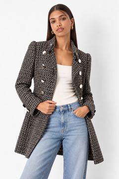 Vintage Wool Mohair Peacoat - Size: S/M