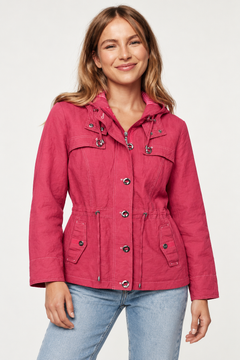 Utility Jacket in Lollipop Pink- Size: L