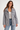 Grey Hooded Parka Jacket - Size: S/M