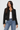 Studded Trim Cropped Jacket - Size: XS/S