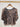 Leopard Print Top in Earthy Brown and Black Tones _Size: M