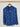 Vibrant Navy Blue Shirt with  Delicate Floral Print- Size: M
