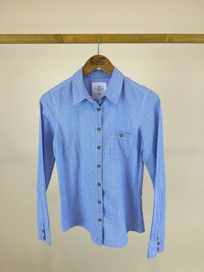 Baby Blue Cotton Shirt- Size: S