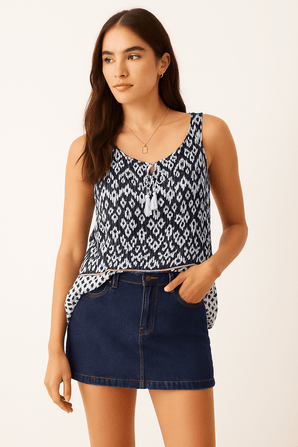 Beach Lounge Boho Top - Size: XXL