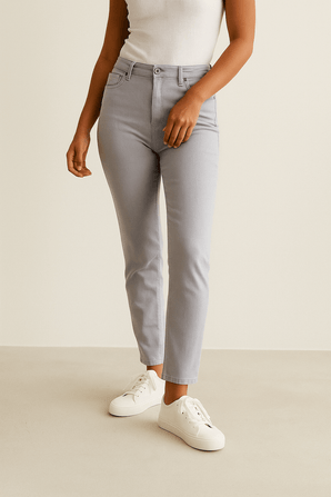 Grey Summer Pants - Size: M