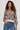 Paisley V-Neck Layered Blouse - Size: XS