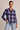 Colorful Plaid Shirt in 100% Cotton- Size: XS