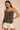Leaf-patterned Camisole in Silk Viscose - Size: S
