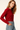 Deep Red Cropped Sweater-Size: M