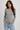 Lightweight  Striped Knit Top with Elongated Silhouette- Size: M
