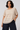 Lace Detail Top in Light Cream- Size: XXL