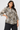 Ruffled Blouse in Earth Tones - Size: XXXL