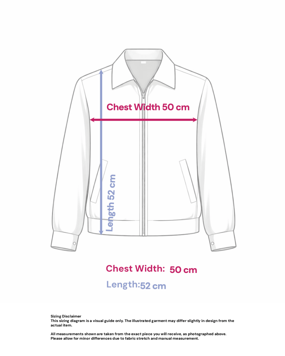 Diesel  Denim Jacket with Distressed Detail- Size: M — measurements