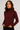 Burgundy Solid Turtleneck Sweater – Size: XL
